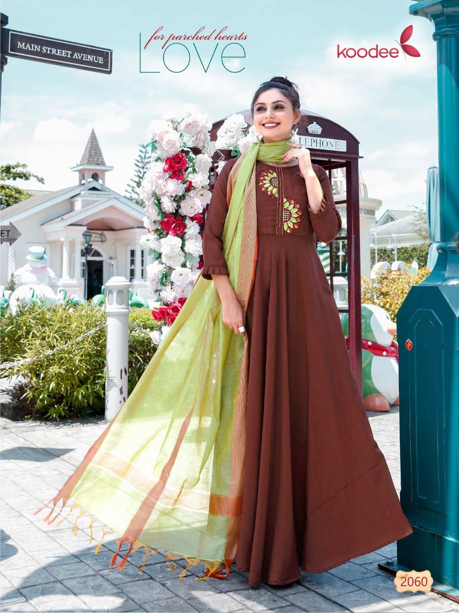 Chunri Vol-2 Koodee Brand Poly Rayon Dupatta Kurta Chunri Vol-2 Koodee Brand Poly Rayon Dupatta Kurta